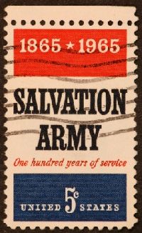 The Salvation Army sends out its troops at Christmastime.