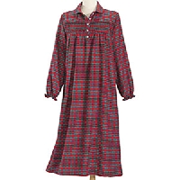 Flannel nightgown sleepwear to cuddle up in