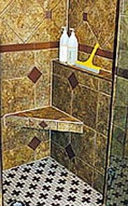 Having a seat in the corner of your shower can be a lifesaving feature