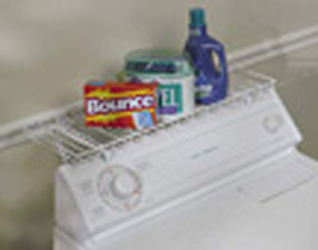 Installing shelves in your laundry room is easy