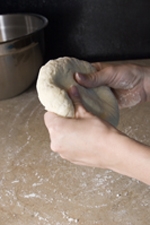 Homemade pizza dough is easy to make