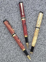 Using a pen kit makes handcrafting pens easy