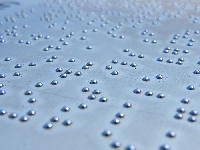 Braille products help vision impaired people live full, independent lives.