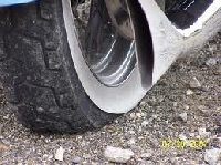 A motorcycle has only two tires, each of them vitally important for your safety