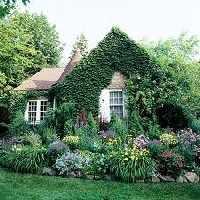 Cottage garden ideas make a mish mash of vegetation work beautifully together