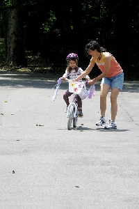 How to learn bike riding for both adults and kids is both scary and exhilerating