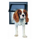 Training a dog to use a dog door may require some patience on the owner's part