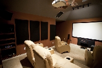 Building a home theater room takes some planning and the right equipment
