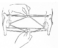 Learning how to play cat's cradle requires manual dexterity and patience