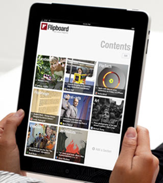 What is the Flipboard app and how do you use it on your mobile device