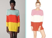 The color blocking trend is on fire this season in fashion and accessories