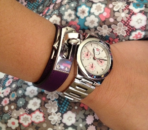Wearing watches with bracelets makes a fashion-forward jewelry statement