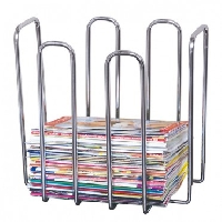 Organize catalogs and magazines with simple and attractive storage solutions