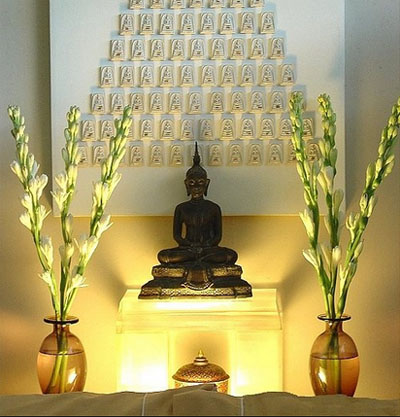 Here's how to decorate your own sacred space to create a peaceful retreat