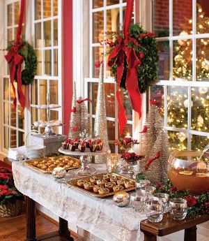 Use your imagination in displaying traditional sweets for the holidays