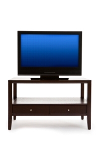 Plasma TV produces a high-quality picture with no glare.