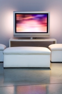 High-definition television gives you theater-quality viewing.