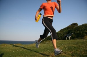 A spring fitness tip is to start walking and work up to a run