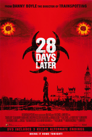 28 Days Later is in the top ten zombie movies