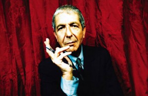 Leonard Cohen is on the list of the most famous folk music artists