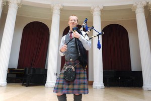 Bagpipe is one of the top ten unusual college majors
