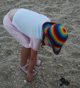 Go beachcombing for a great kids spring break activity