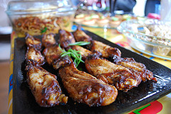 Chicken wings are popular, easy and in the top hors d'oeuvres