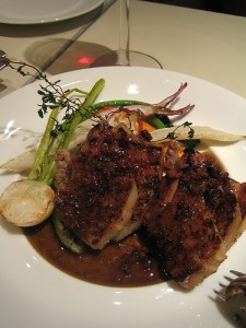Add truffles to pork chops for an extravagant truffle recipe