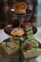 Cucumber is a top ingredient in finger food for hors d'oeuvres parties