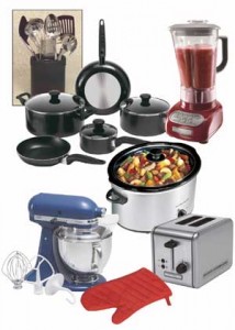 Food and gourmet kitchen ware can be the way to the heart.