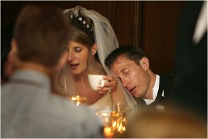 The groom fainting is a wedding mishap