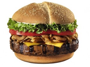 Giant burgers are on the list of fast food meals to avoid