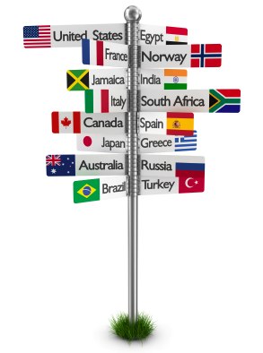 A list of the top ten ways to find an international job