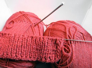 Knitting a sweater is one of the top ten spring break activities for kids
