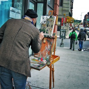 Painting is on the list of top ten hobbies for retirees