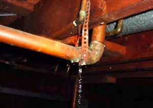 Plumbing issues both major and minor are home inspection nightmares