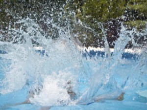 Falling in the pool is a backyard grilling disaster
