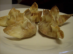 Cream cheese wontons make the list of the top ten easy hors d'oeuvres