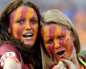 One of the top ten things sports fans wear