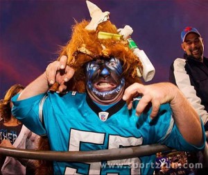 One of the top ten things sports fans wear