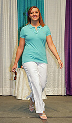 One of the top ten women's business casual fashions