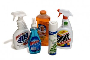 Household chemicals is one of the top ten dangers in the home