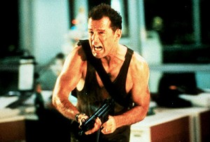 Diehard is one of the top ten action packed movies