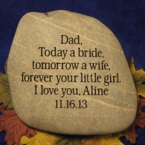 engraved stones