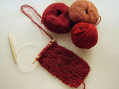 A knitted rug is one of the top ten easiest crafts