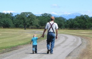 Walking is one of the top ten ways to get in touch with nature