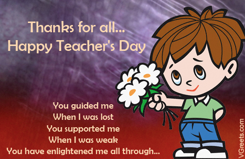 One of the top ten ways to thank a teacher