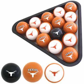 UT pool and billard ball set
