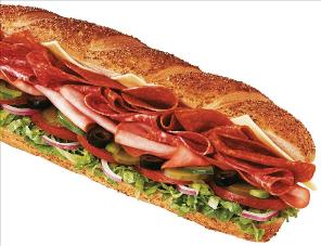 One of the top ten submarine sandwich recipes