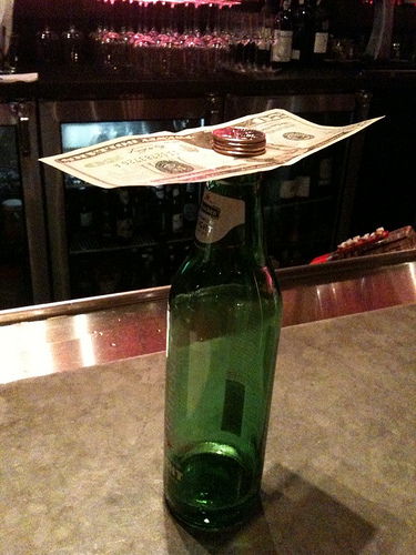 One of the top ten bartending tricks